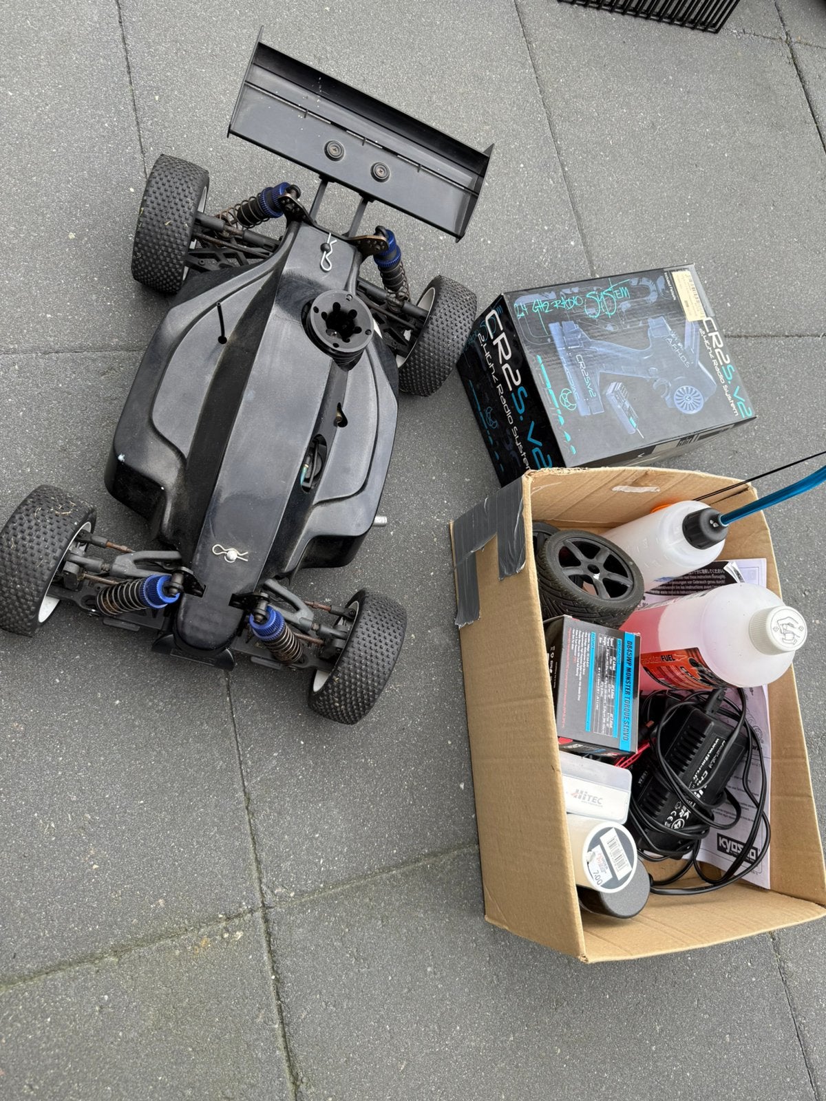 Kyosho inferno neo met extra’s ( nitro ), Ophalen, Zo goed als nieuw