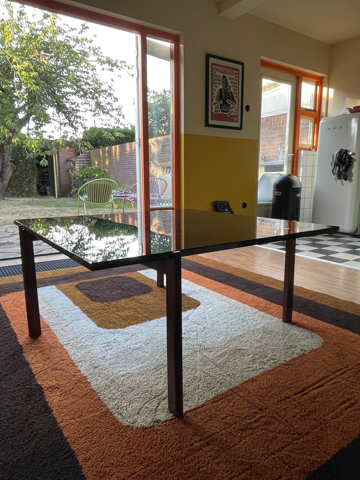 Midcentury salontafel, 50 – 75, Gebruikt, Vierkant, Ophalen of Verzenden