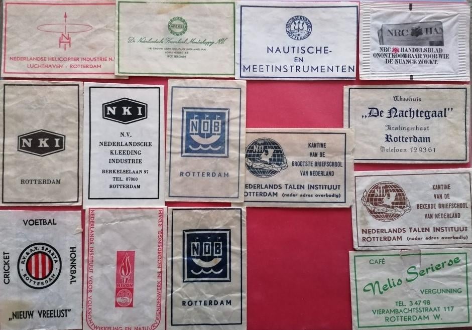 Rotterdam gesorteerd op N 821, Verzamelen, Suikerzakjes, Verzenden