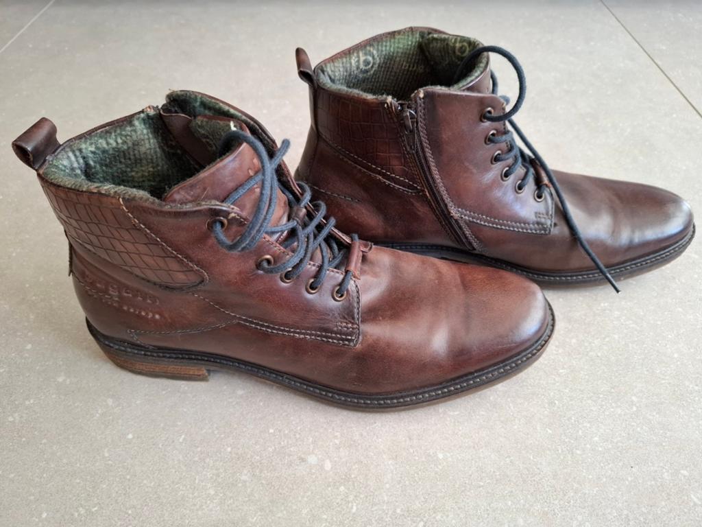 Bugatti herenschoenen maat 46, bruin leer, Kleding | Heren, Schoenen, Bugatti, Bruin, Ophalen of Verzenden, Gedragen