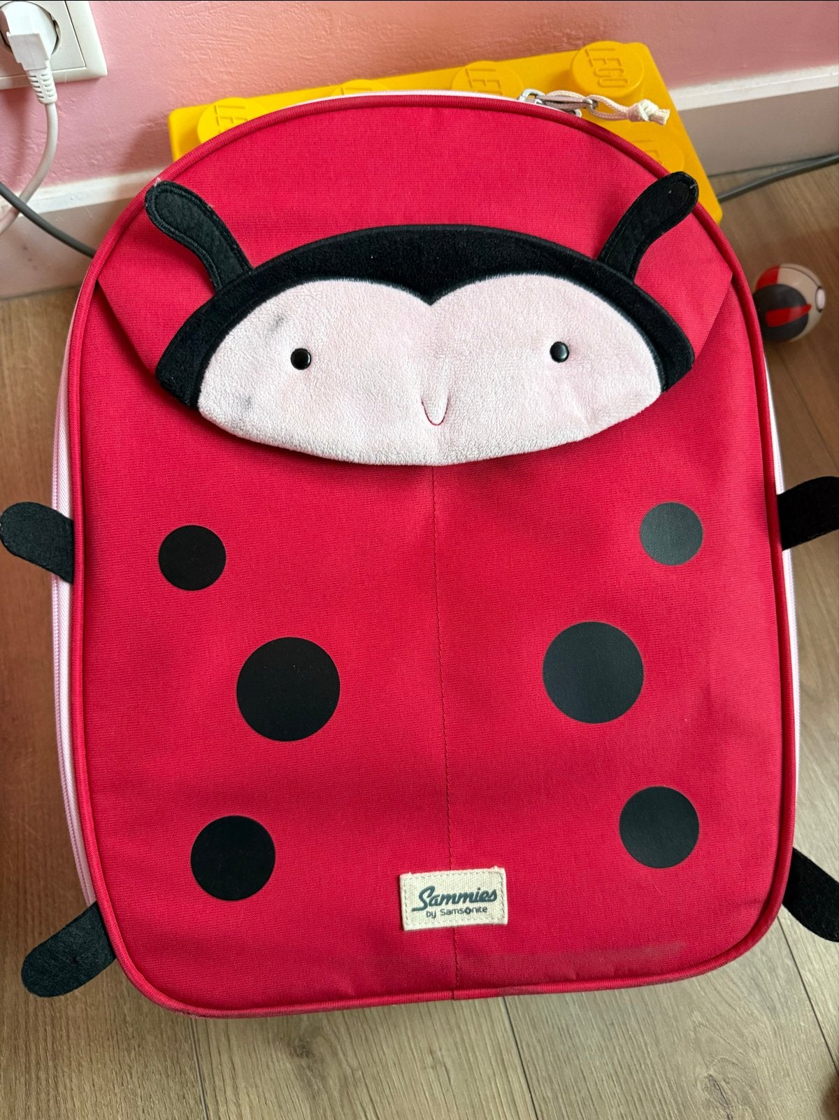 Samsonite Sammies Ladybug Lally Kinderkoffer (2 wielen), Gebruikt, Minder dan 50 cm, Zacht kunststof, 35 tot 45 cm