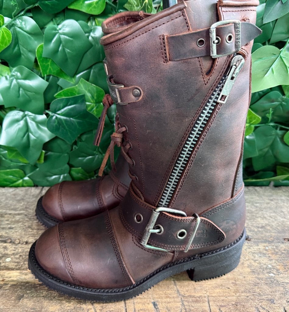 stoere mooie vintage biker boots van Sendra maat 38, Bruin, Nieuw, Ophalen of Verzenden, Sendra