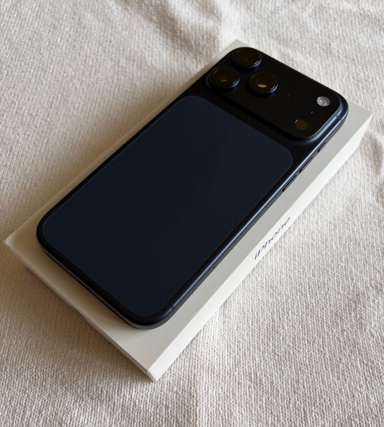 iPhone 17 Pro Max 256GB Deep Blue, Telecommunicatie, Mobiele telefoons | Apple iPhone, Blauw, IPhone 15 Pro Max, Zo goed als nieuw
