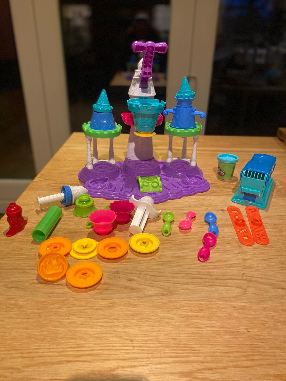 Play-Doh Ijskasteel Klei Speelset met extra vormpjes, Ophalen, Gebruikt, Knutselen