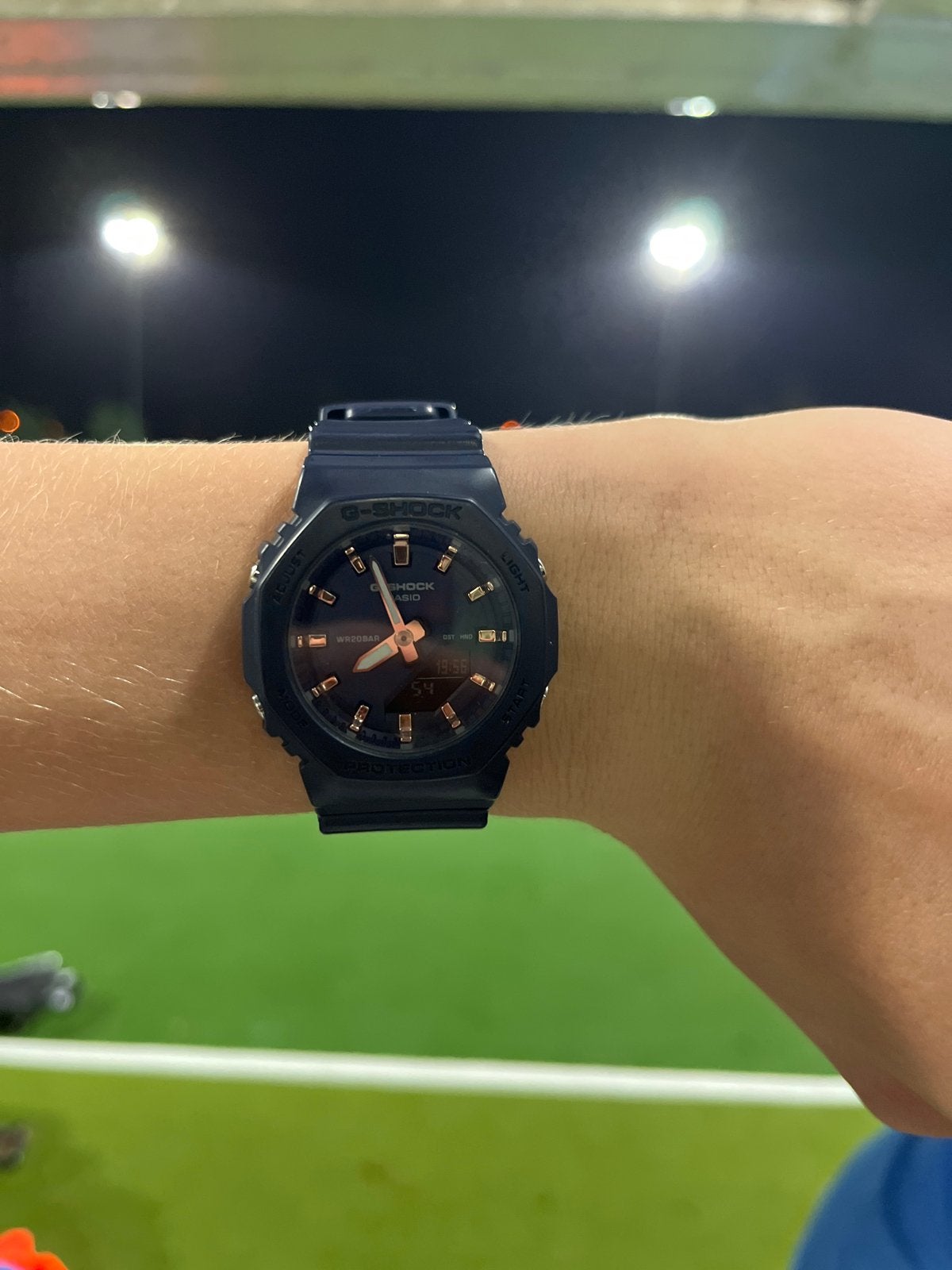 Casio G-Shock GA-2100-1A1ER Horloge - Zo goed als nieuw, Casio, Kunststof, Polshorloge, Ophalen of Verzenden