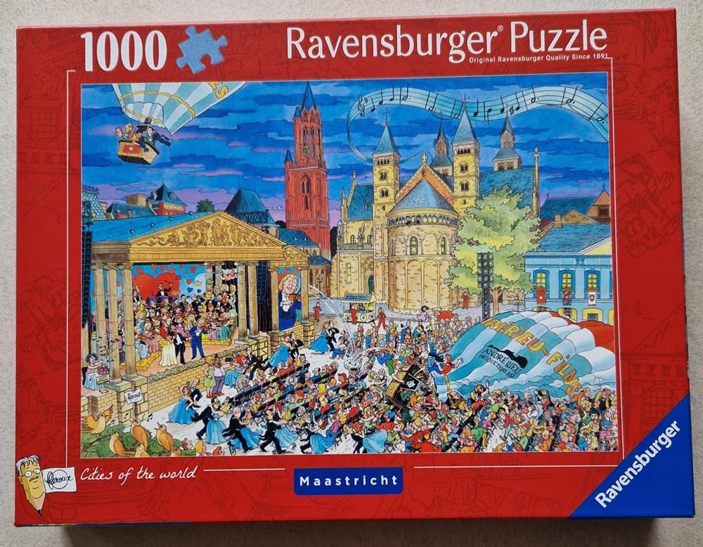 Puzzel Fleroux Maastricht - 1.000 stukjes - Z.G.A.N., Ophalen of Verzenden, 500 t/m 1500 stukjes, Zo goed als nieuw, Legpuzzel