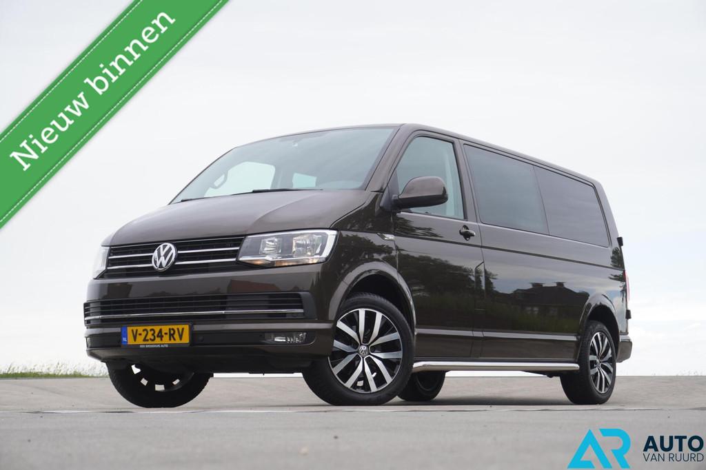 Volkswagen Transporter 2.0 TDI L2H1 DC * LUXE * NL-auto, Auto's, Bestelauto's, Stof, Gebruikt, 4 cilinders, Volkswagen