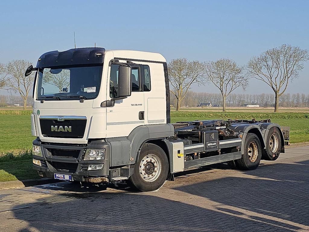 M.A.N. 28.440 TGS 6x2 479tkm e5 hook, Automaat, Euro 5, MAN, Wit