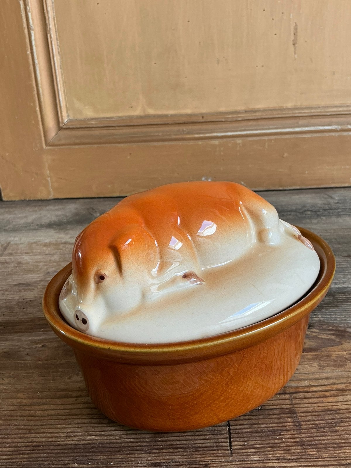 Paté terrine varken, Antiek en Kunst, Curiosa en Brocante, Ophalen of Verzenden