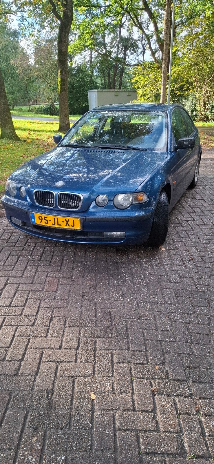 BMW 3-Serie 1.8 TI 316 Compact 2002 Blauw, Auto's, 1250 kg, Zwart, 4 cilinders, Blauw