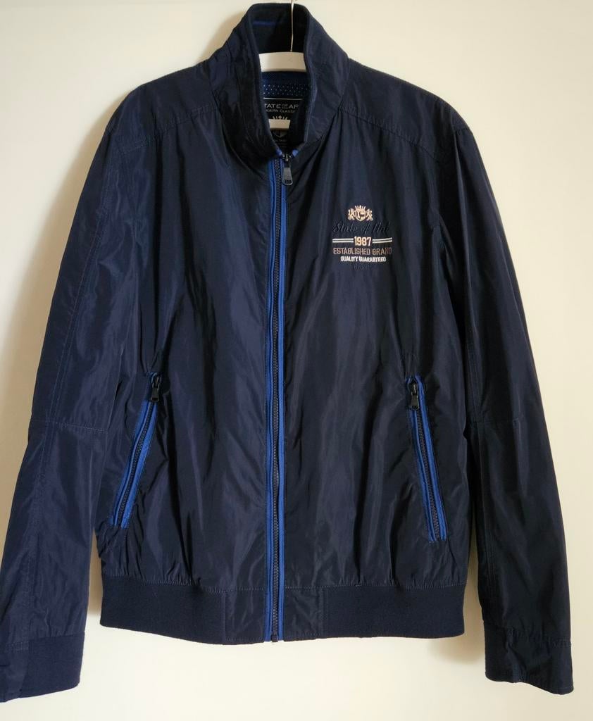 State of Art Donkerblauwe Zomer Jas Mt M, State of Art, Maat 52/54 (L), Blauw, Ophalen of Verzenden
