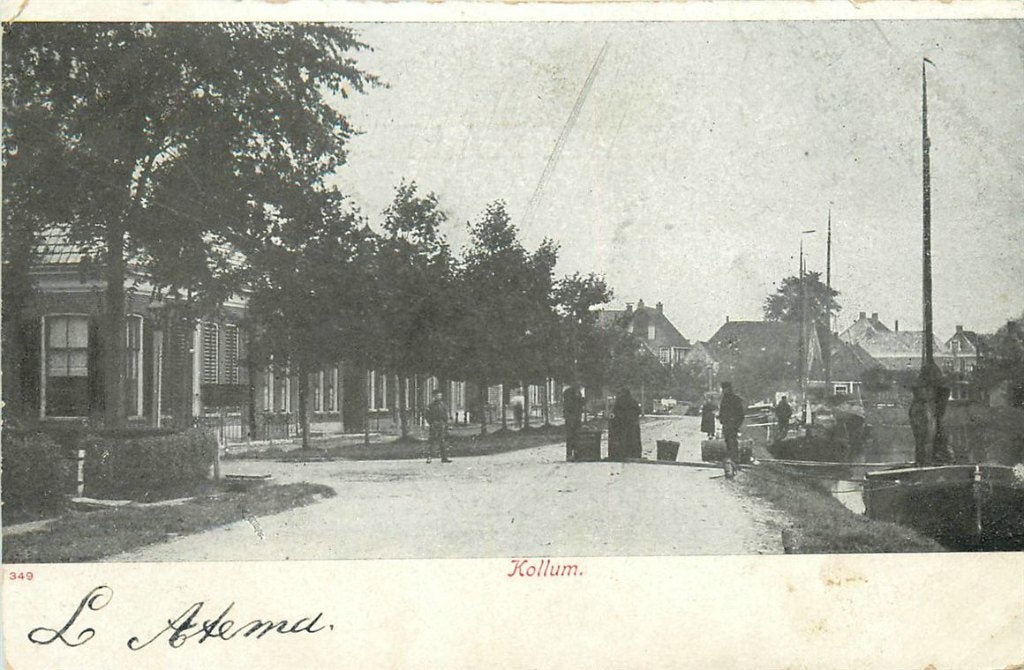 702-089-047 Kollum, Verzenden, Voor 1920, Friesland