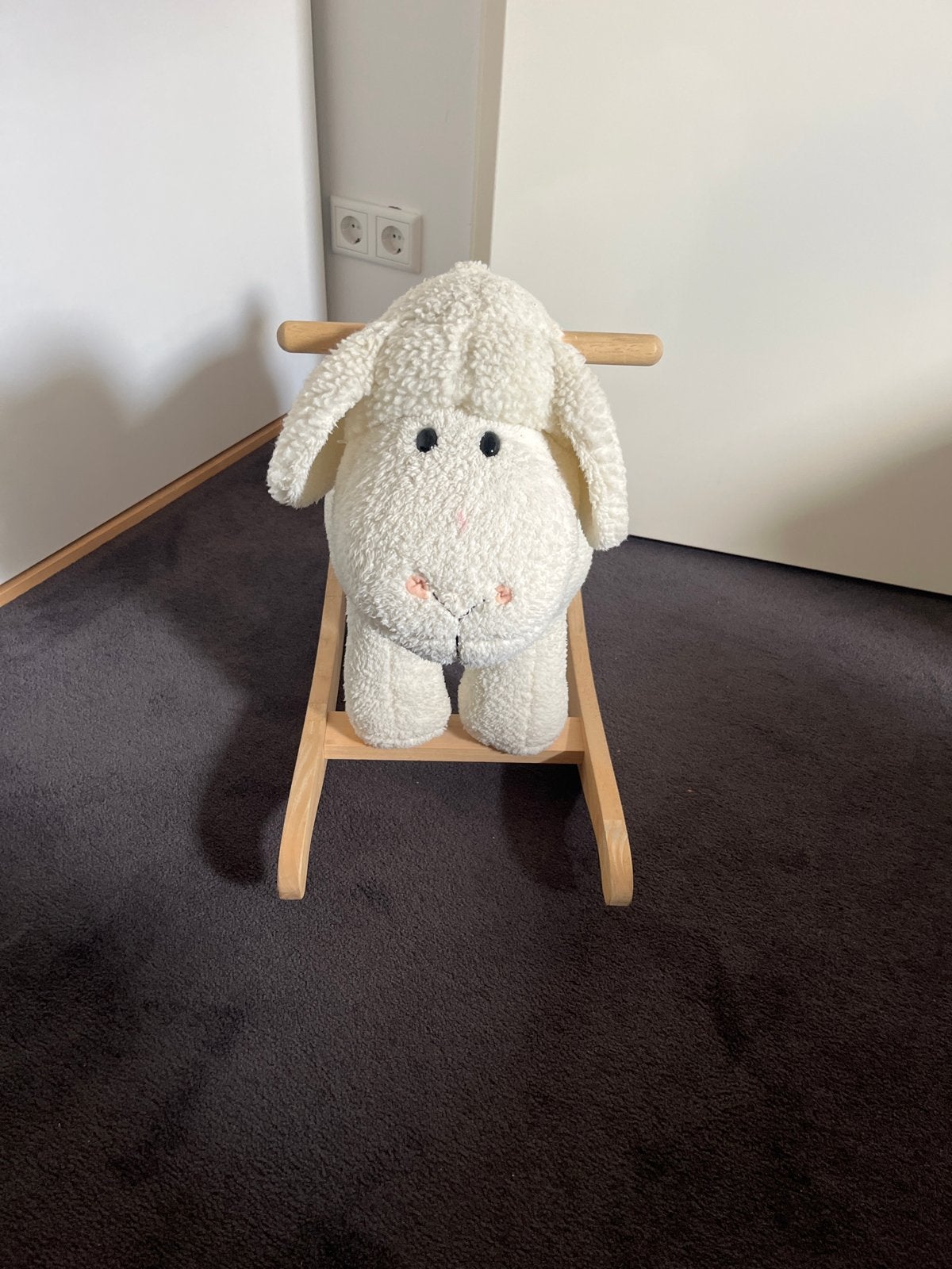 Tiamo Wood Collection Hobbelpaard Schaap Kinderkamer, Ophalen, Zo goed als nieuw, Jongen of Meisje