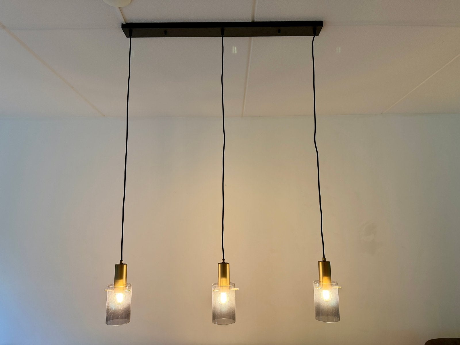 KARWEI Nordin 3-lichts hanglamp, Ophalen of Verzenden, Zo goed als nieuw, Metaal, E27 (groot)
