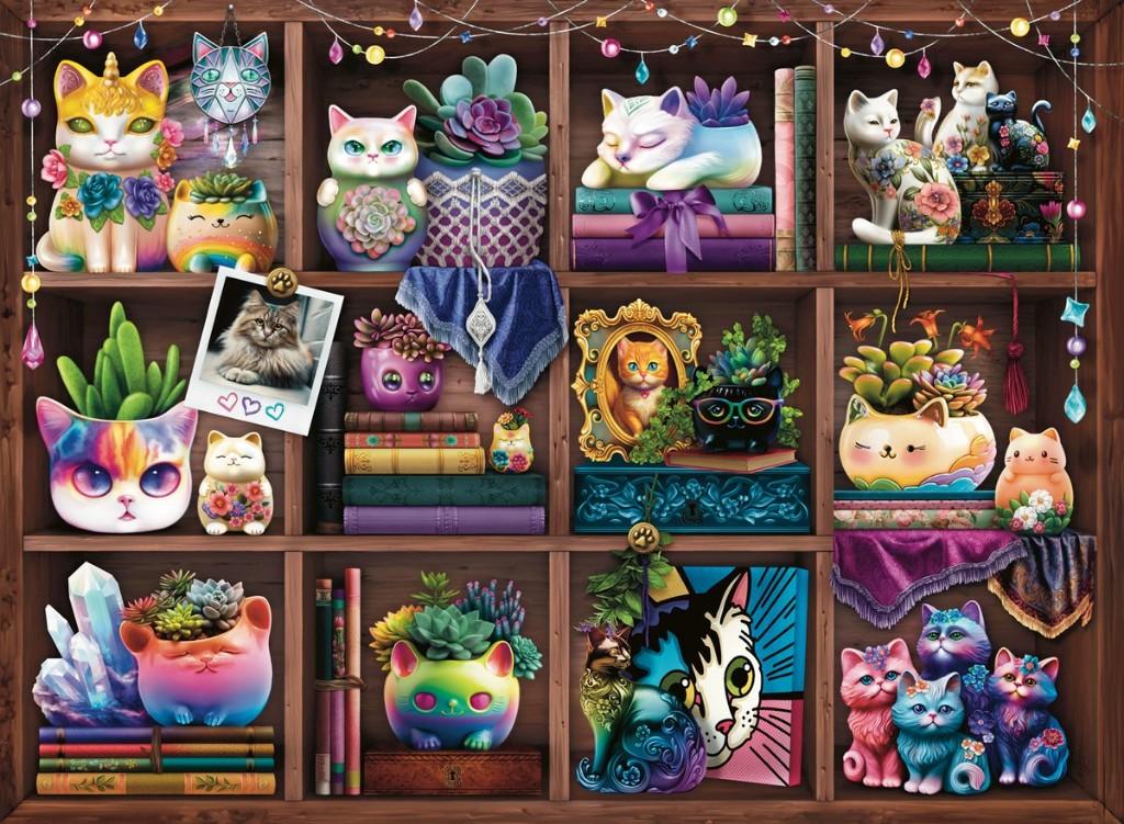 Ravensburger legpuzzel nieuw 500 Cubby Cats and Succulents, Ophalen, 500 t/m 1500 stukjes, Nieuw, Legpuzzel
