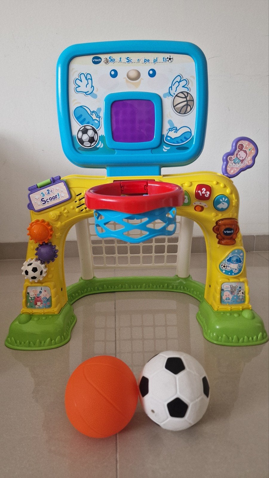 VTech 3-in-1 basketbal/voetbal speelgoed, Kinderen en Baby's, Speelgoed | Vtech, Ophalen