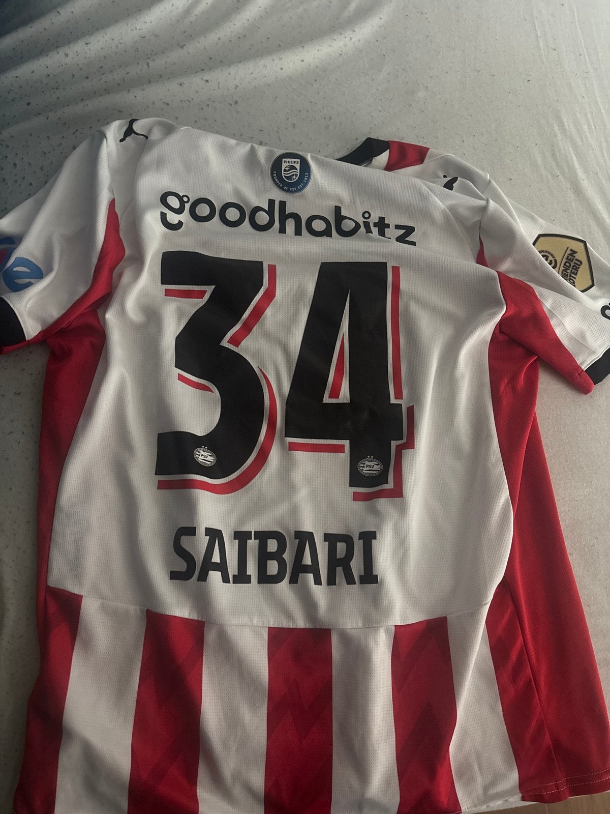 PSV Thuisshirt 2025/2026 thuis shirt ismael saibari, Ophalen, Meerkleurig, Overige maten, Zo goed als nieuw