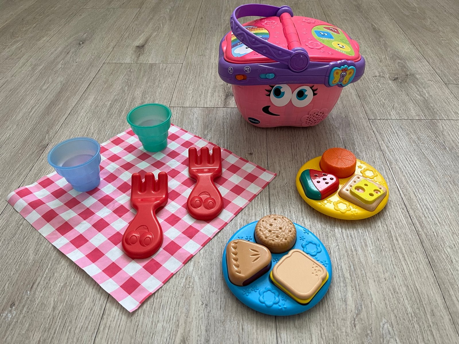 VTech Interactieve Picknickmand met Geluid en Licht, Ophalen, Gebruikt, Overige typen, Met licht