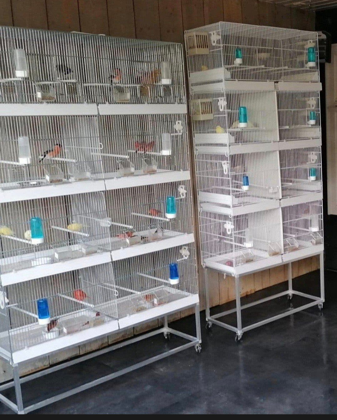 te koop Italiaanse draadkooien 8 stuks, Ophalen, Gebruikt, Overige materialen, Vogelkooi