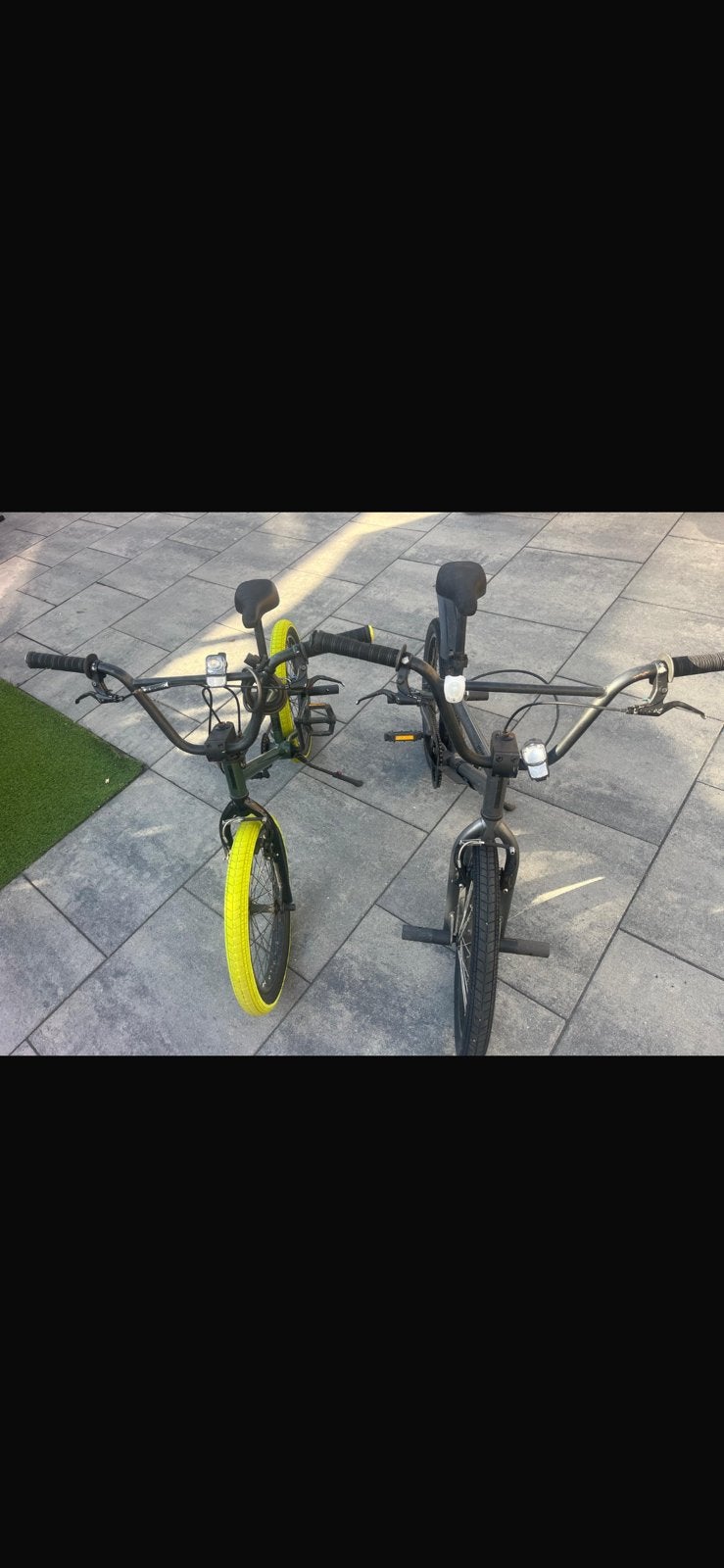 2 BMX fietsen zwart/grijs & groen –nette staat, Ophalen, Zo goed als nieuw, 20 inch of meer