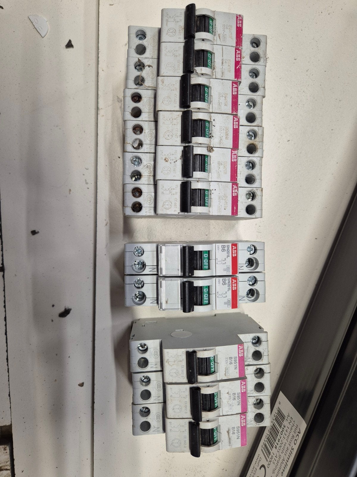 ABB Installatieautomaten: S914N, SN201L, S951N (diverse), Doe-het-zelf en Verbouw, Elektra en Kabels, Ophalen of Verzenden, Gebruikt