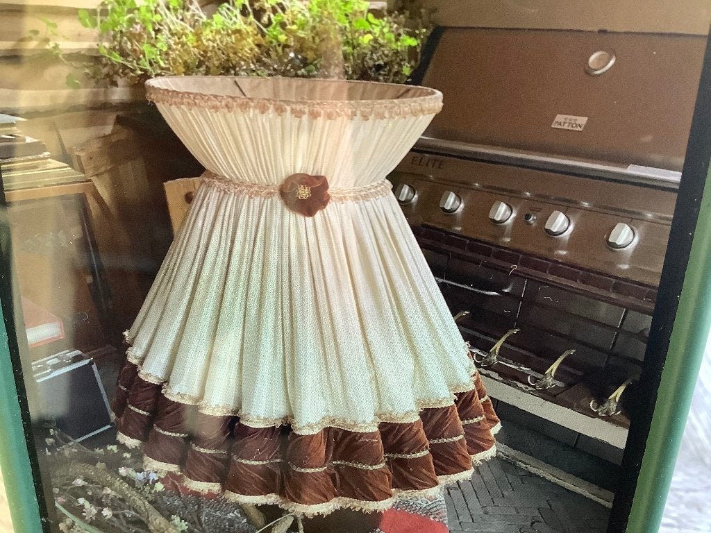 Vintage lampenkap, Ophalen