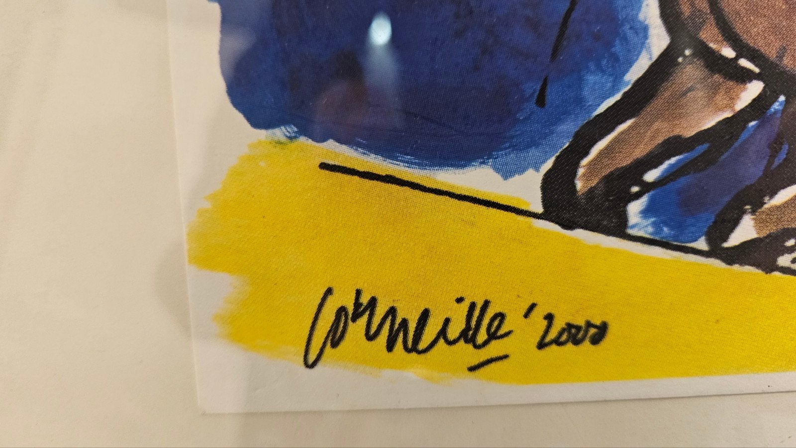 Originele Corneille zeefdruk 2000  handgesigneerd ISS uniek, Zeefdruk, Gesigneerd, Ophalen of Verzenden, Dieren en Natuur