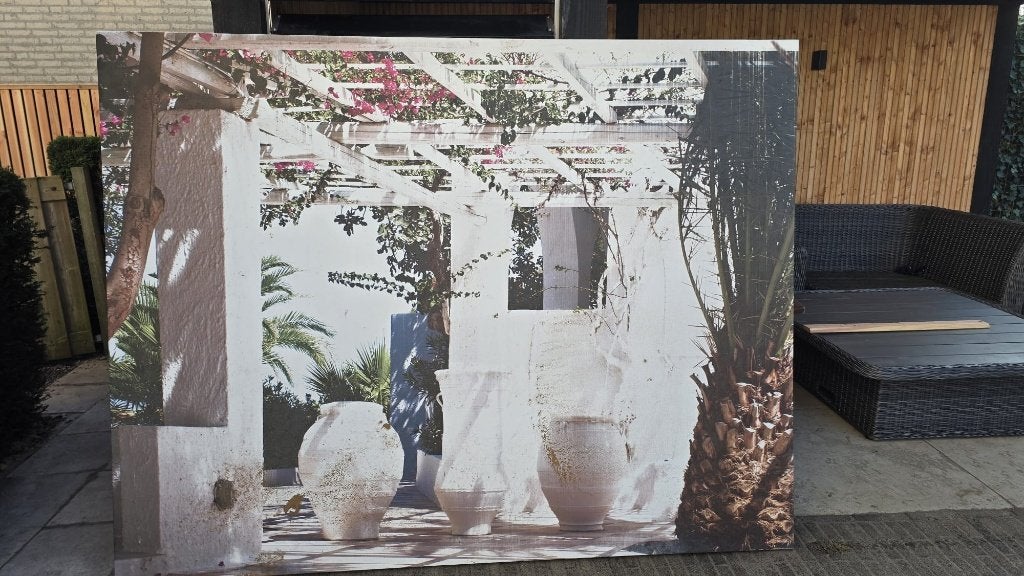 tuin schilderij, Tuin en Terras, Ophalen, Gebruikt