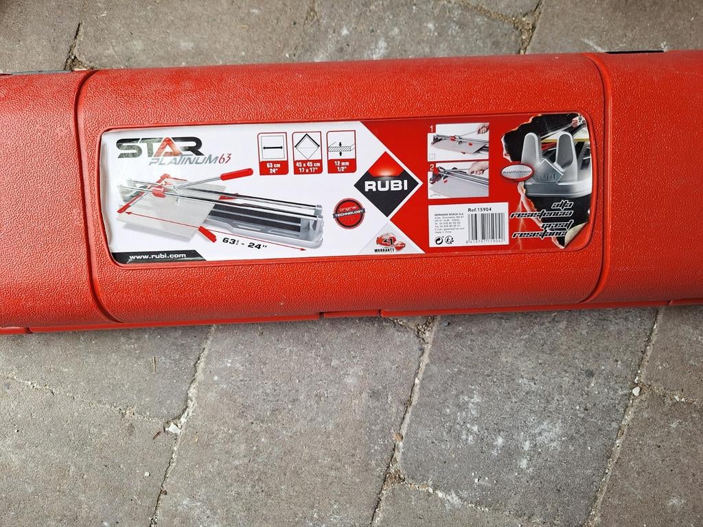 Rubi Star tegelsnijder 630mm, Ophalen of Verzenden, Gebruikt