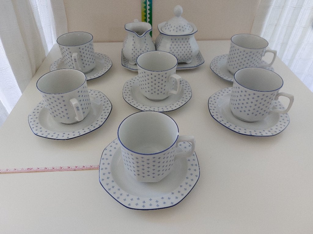 Vintage Seltmann Weiden theeservies – met dienblad, Antiek en Kunst, Ophalen of Verzenden