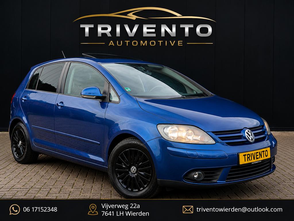 Volkswagen Golf Plus 1.4 TSI/ SCHUIFDAK/STOELVERW/PDC, 4 cilinders, Met garantie (alle), Blauw, Bedrijf