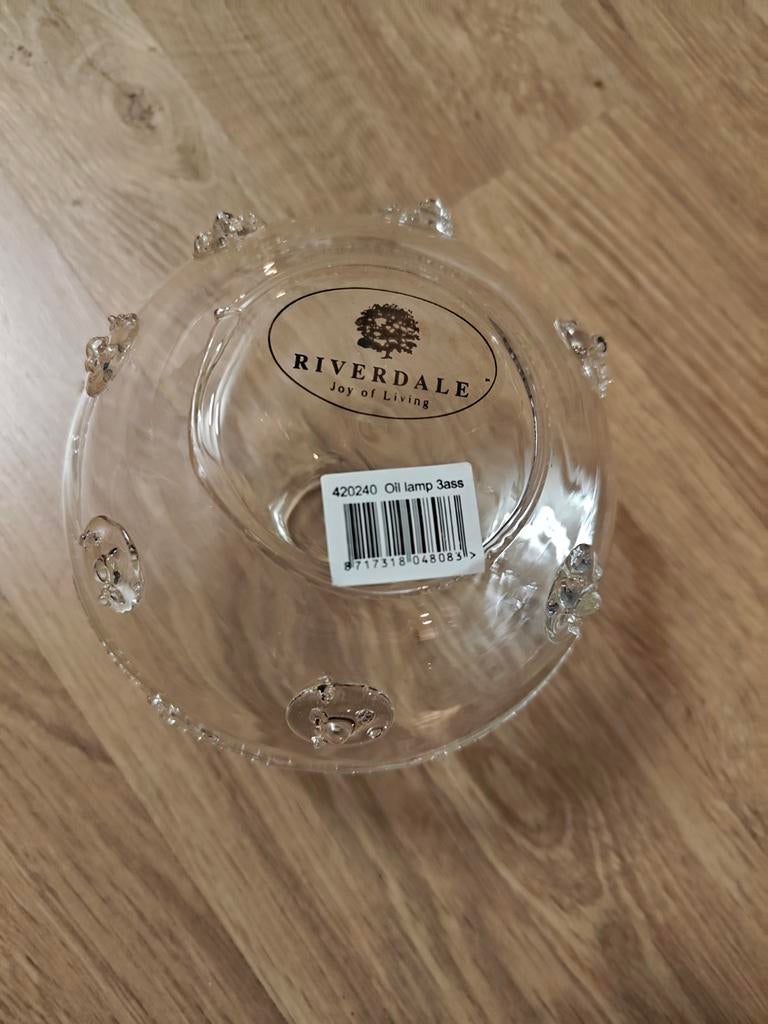 Riverdale Glazen Olielampje - Sfeervolle Verlichting, Ophalen, Nieuw