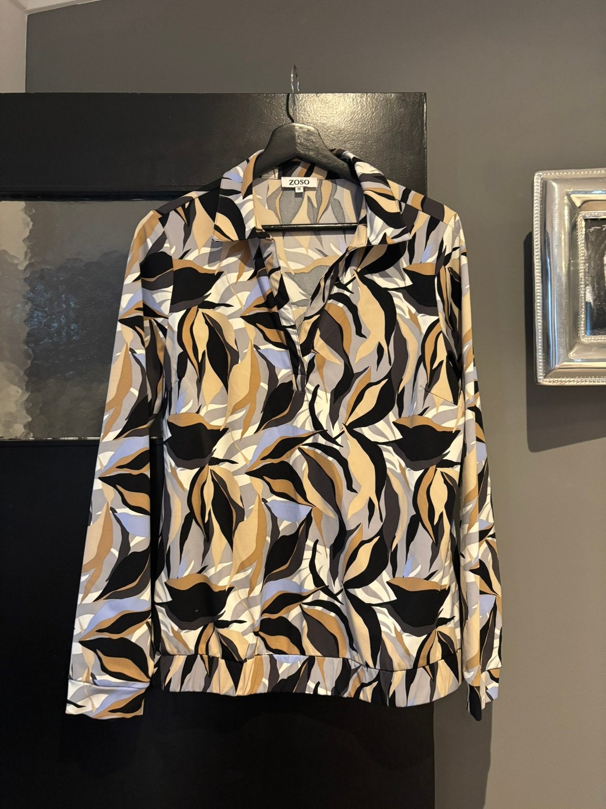 Zoso travelstof blouse maat m, Kleding | Dames, Ophalen of Verzenden, Zo goed als nieuw, Maat 38/40 (M), Overige kleuren