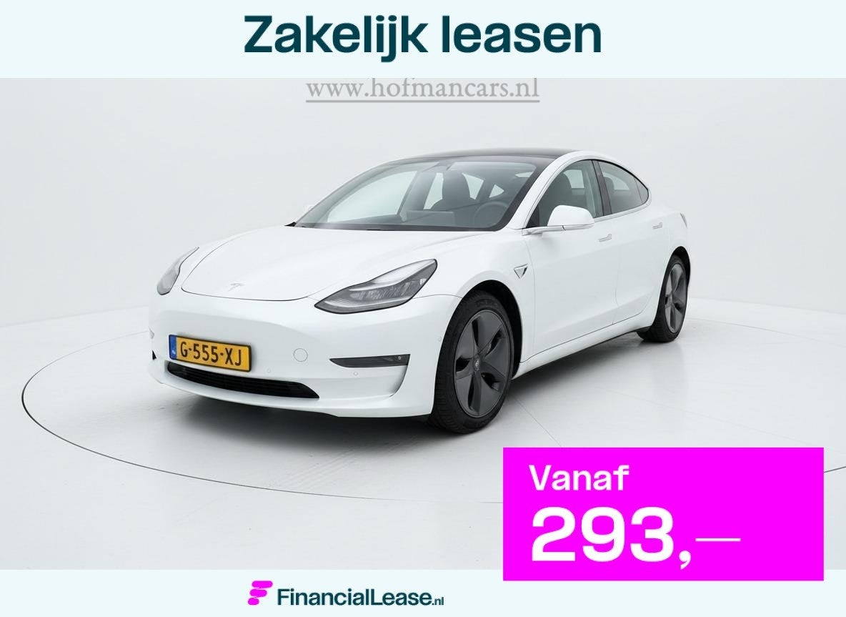 Tesla Model 3 Long Range Dual Motor AWD | Trekhaak | Basic A, Automaat, Zwart, Wit, 351 pk