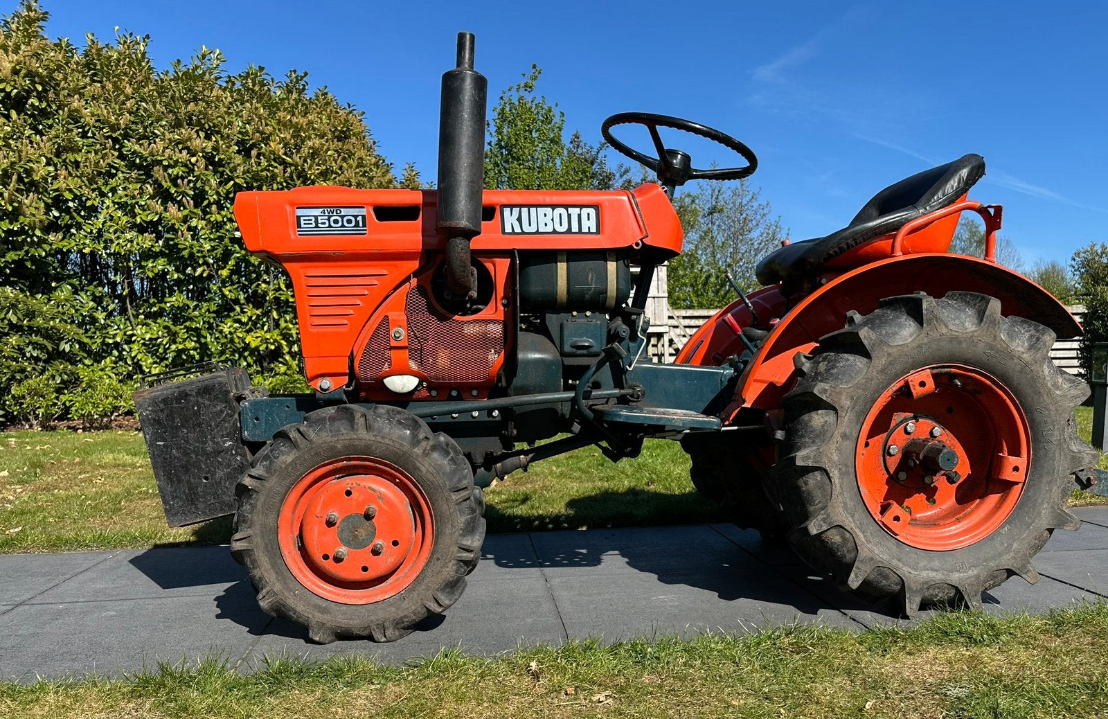 Kubota b5001 mini trekker, Ophalen, Gebruikt
