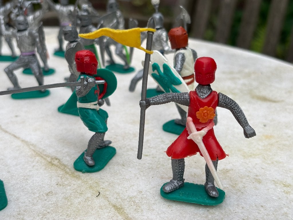 Timpo Britain ridders, Ophalen of Verzenden, Gebruikt