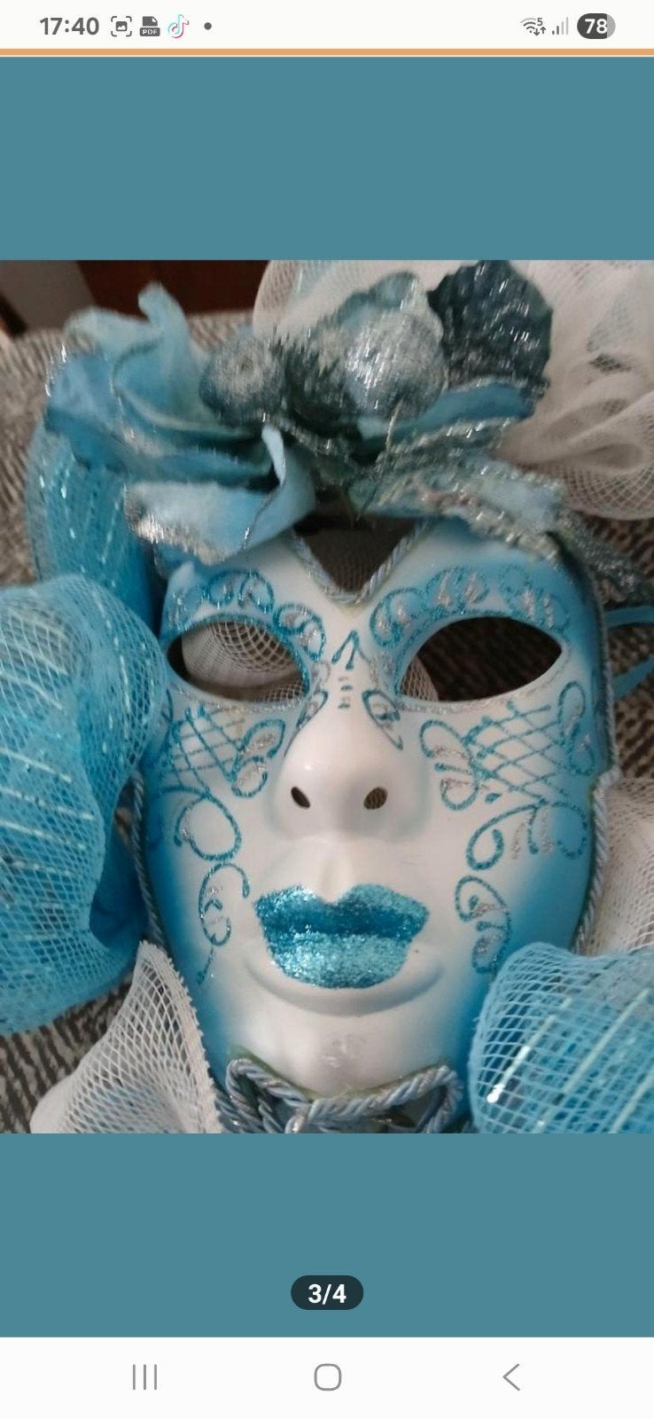 (Deur)krans, Ophalen of Verzenden, Zo goed als nieuw, Carnaval, Accessoires