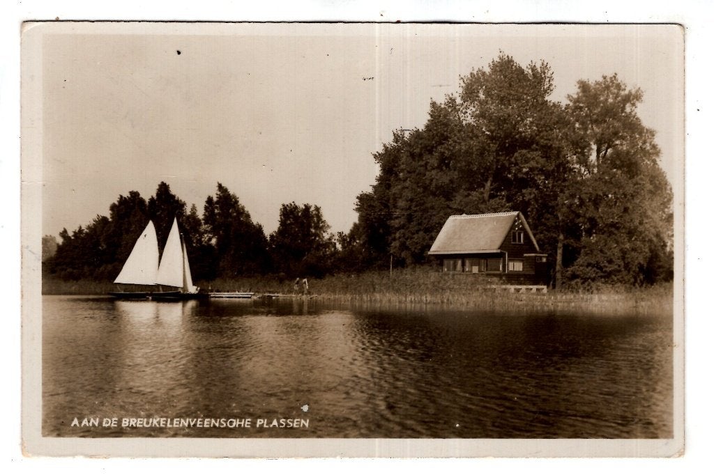 Breukelerveen breukelen  1936, Ophalen of Verzenden, 1920 tot 1940, Gelopen