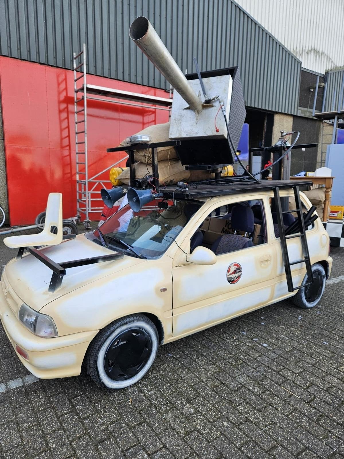 ghostbusters carnaval act, Ophalen