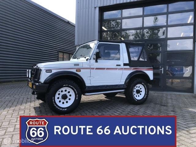 Suzuki Samurai 1.3 Cabriolet 4WD | 1992 | Route 66 Auctions, Overige carrosserieën, Zwart, Bedrijf, Handgeschakeld