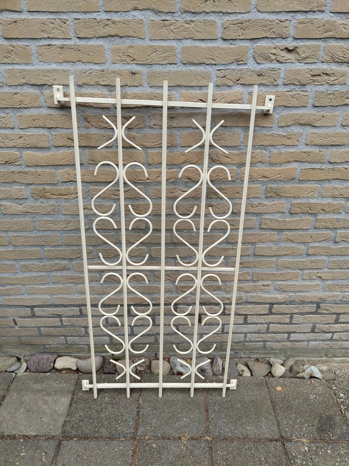 Decoratief raamhekje 130x59 cm, Doe-het-zelf en Verbouw, Glas en Ramen, Ophalen, Gevelraam of Ruit, Gebruikt, Minder dan 80 cm