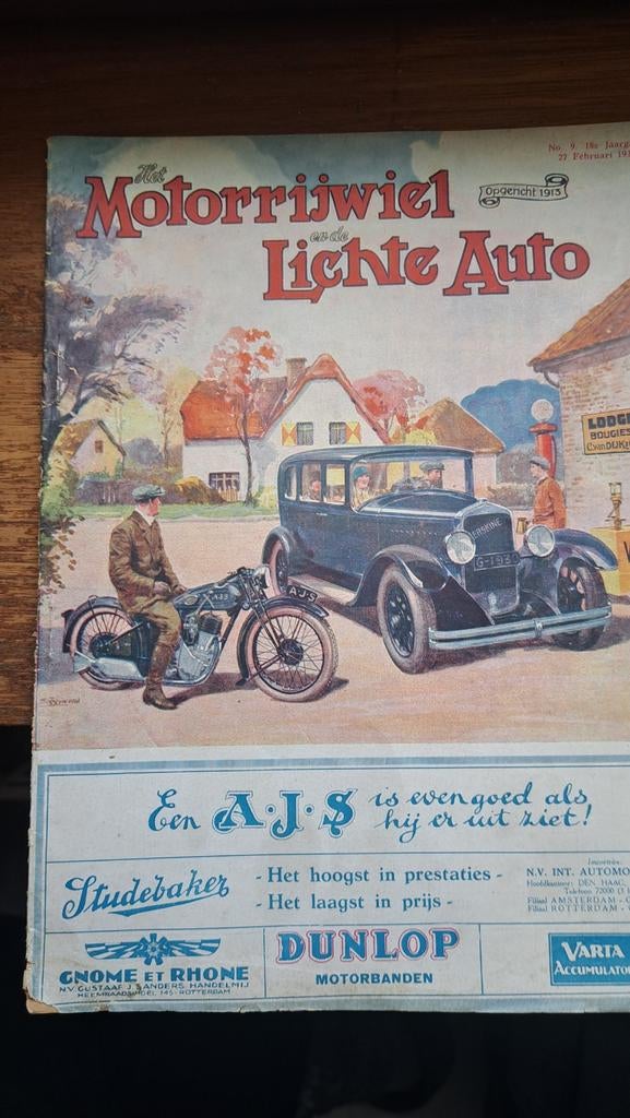 Motorrijwiel rijwiel februari 1930, Ophalen, Overige merken