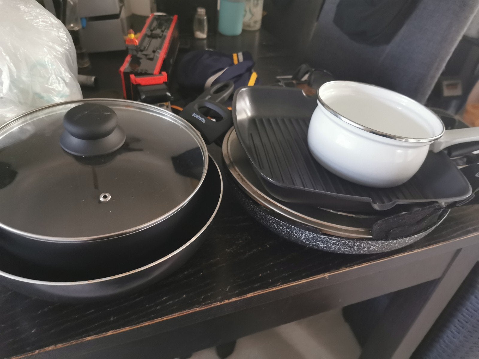 Grote (bak) pannen set nieuw, Huis en Inrichting, Keuken | Potten en Pannen, Ophalen, Nieuw, Rvs, Pannenset