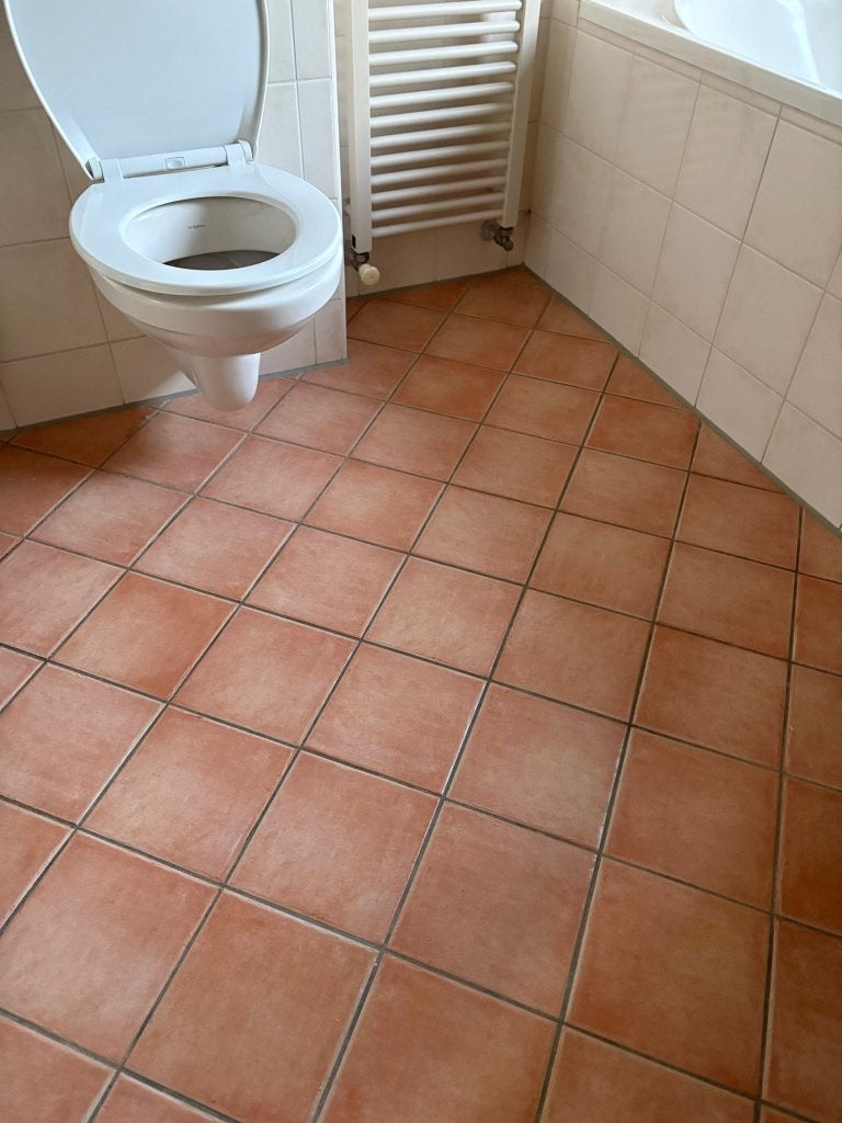 78 stuks 20x20 Terra cotta vloertegels badkamer/wc 3 m2, Doe-het-zelf en Verbouw, Tegels, Ophalen, Keramiek, Nieuw, 20 tot 40 cm