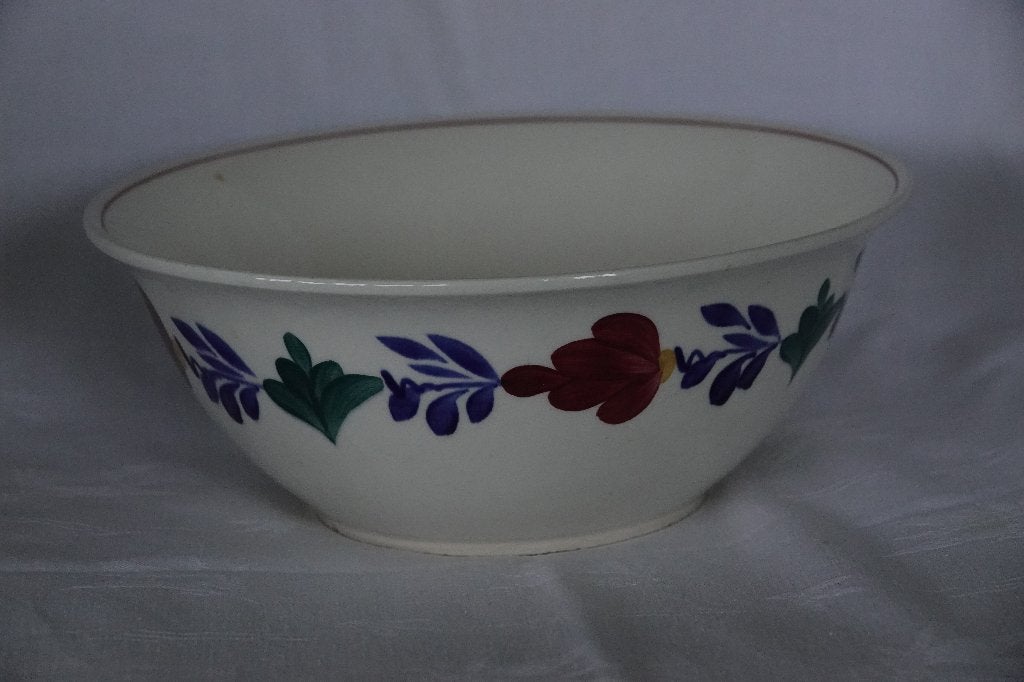 Vintage Boerenbont schaal  – Handpainted Sphinx Maastricht, Ophalen of Verzenden