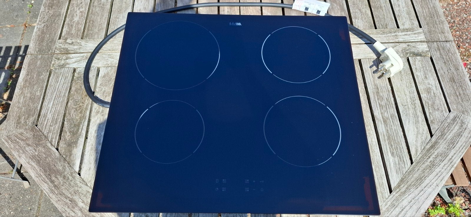AEG Inductiekookplaat 4 zones - Nieuwstaat, Ophalen, 4 kookzones, Zo goed als nieuw, Inbouw