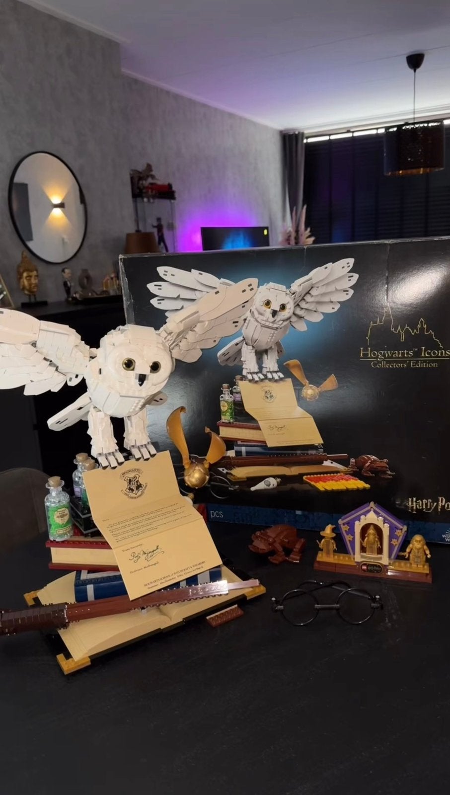LEGO Harry Potter Icons Hedwig 76391 (Compleet), Ophalen, Lego