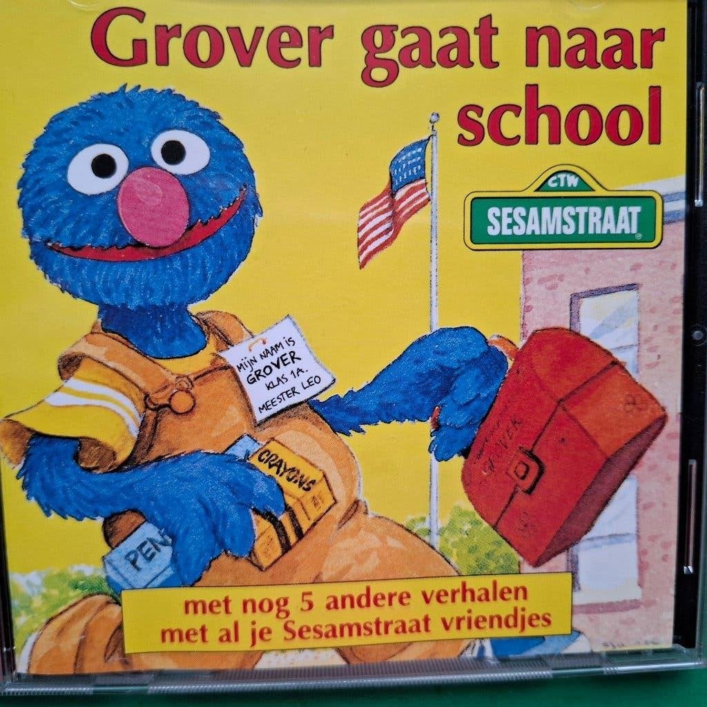 SESAMSTRAAT - GROVER GAAT NAAR SCHOOL (+ 5 ANDERE VERHALEN), Cd's en Dvd's, Tot 2 jaar, Ophalen of Verzenden, Zo goed als nieuw