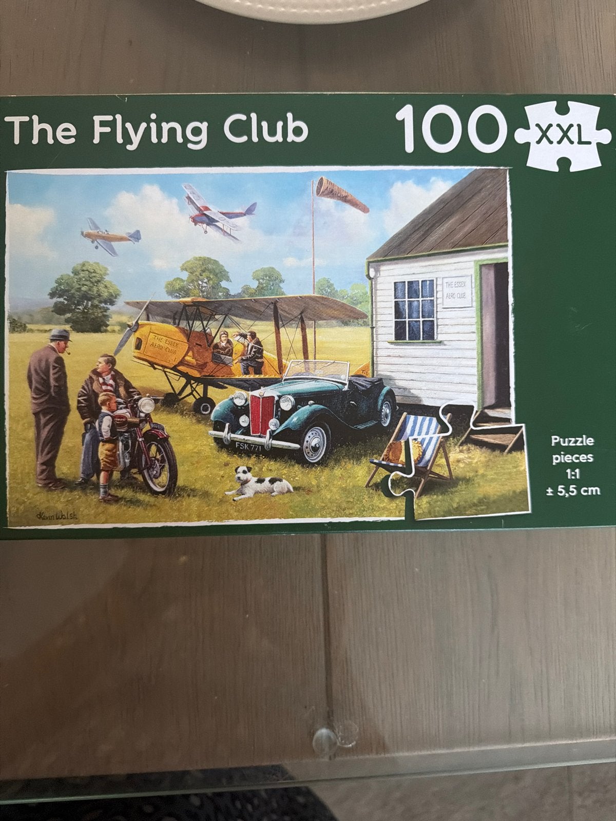 Legpuzzel The Flying Club 100 XXL stukjes, Ophalen of Verzenden, Minder dan 500 stukjes, Gebruikt, Legpuzzel