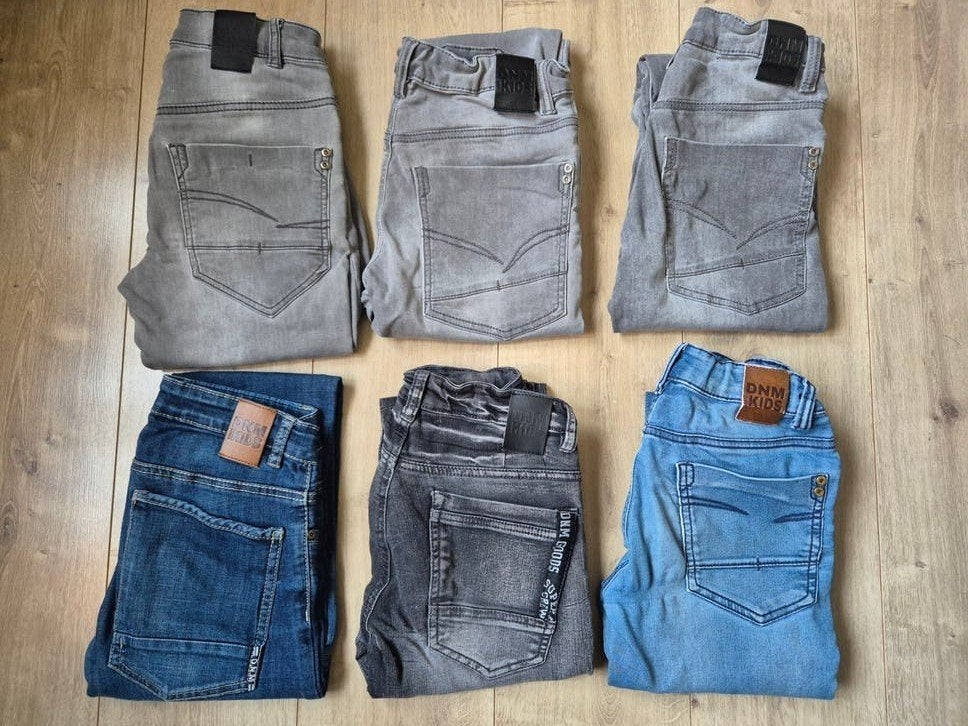 6x Stoere spijkerbroeken voor jongens - Maat 146, Kinderen en Baby's, Kinderkleding | Maat 146, Broek, Ophalen of Verzenden, Jongen